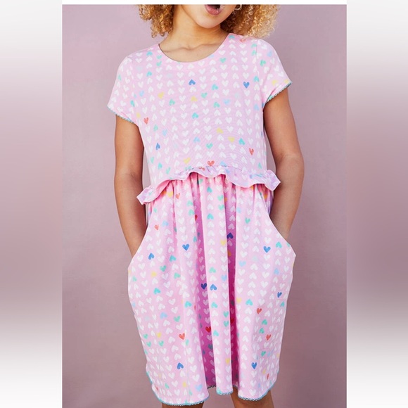 Matilda Jane Dream Chasers Paper Hearts Dress Size 6 NWOT Valentine’s Day - Picture 2 of 9